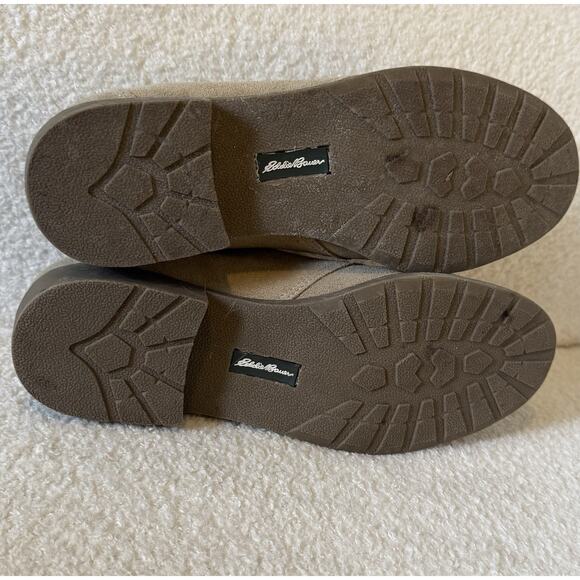 Eddie Bauer Chukka Ankle Boots Vega Sand Beige Womens Size 8 Suede Leather - Picture 6 of 8